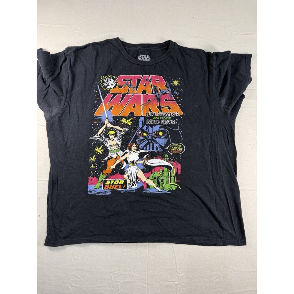 Star Wars Graphic T‑Shirt – Men’s/Unisex L – Black – Darth Vader – 100% Cotton